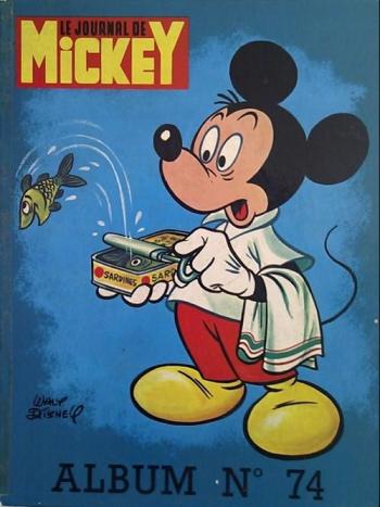 Couverture de l'album Le Journal de Mickey (Recueil) - 74. Album N°74