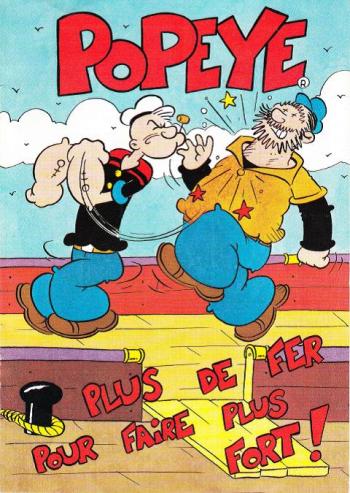 Couverture de l'album Popeye - Plus de fer pour faire plus fort ! (One-shot)