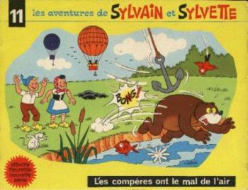 Couverture de l'album Sylvain et Sylvette (Albums Fleurette - Nouvelle série) - 11. Les compères ont le mal de l'air