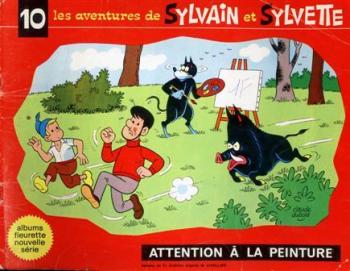 Couverture de l'album Sylvain et Sylvette (Albums Fleurette - Nouvelle série) - 10. Attention à la peinture