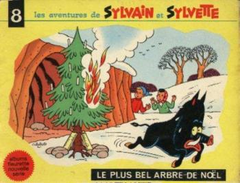 Couverture de l'album Sylvain et Sylvette (Albums Fleurette - Nouvelle série) - 8. Le Plus Bel Arbre de Noël