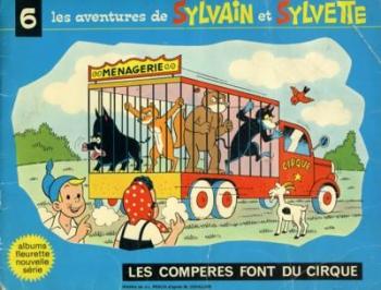 Couverture de l'album Sylvain et Sylvette (Albums Fleurette - Nouvelle série) - 6. Les compères font du cirque