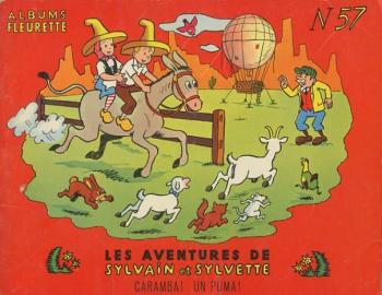 Couverture de l'album Sylvain et Sylvette (Albums Fleurette) - 57. Caramba ! Un puma !