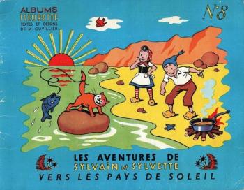 Couverture de l'album Sylvain et Sylvette (Albums Fleurette) - 8. Vers les pays de soleil