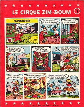 Couverture de l'album Le cirque Zim-boum - 1. Le cirque Zim-boum