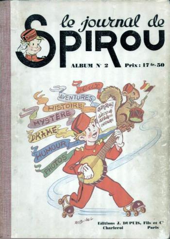 Couverture de l'album Recueil du journal de Spirou - 2. Tome 2