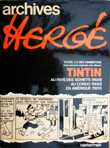 Couverture de l'album Archives Hergé - 1. Volume 1
