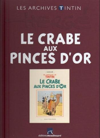 Couverture de l'album Les Archives Tintin - 43. Le Crabe aux pinces d'or