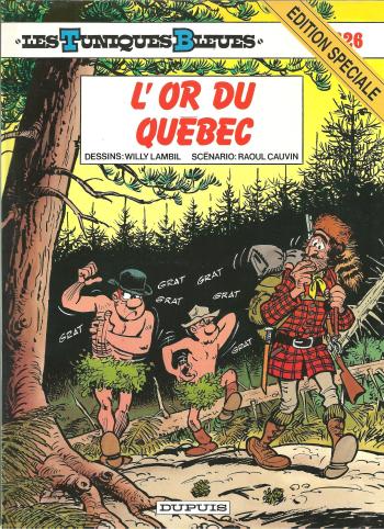 Couverture de l'album Les Tuniques bleues - 26. L'or du Québec