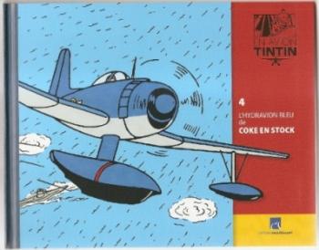 Couverture de l'album En avion Tintin - 4. L'Hydravion bleu de Coke en stock
