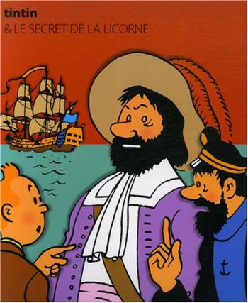 Couverture de l'album Tintin (Livre animé) - 1. Le Secret de la Licorne