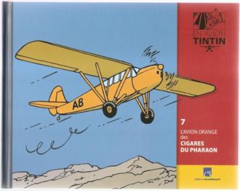 Couverture de l'album En avion Tintin - 7. L'Avion orange des Cigares du pharaon