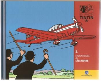 Couverture de l'album En avion Tintin - 8. L'Avion rouge de L'Île noire