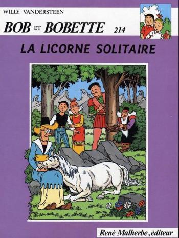 Couverture de l'album Bob et Bobette - 214. La licorne solitaire