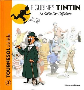 Couverture de l'album Figurines Tintin - La Collection officielle - 3. Tournesol à la bêche