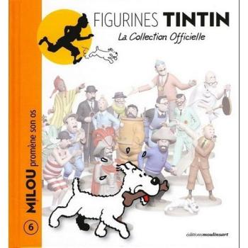 Couverture de l'album Figurines Tintin - La Collection officielle - 6. Milou promène son os