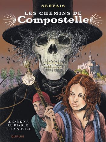 Couverture de l'album Les Chemins de Compostelle - 2. L'Ankou, le Diable et la Novice