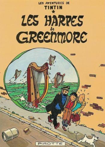 Couverture de l'album Tintin (Pastiches, parodies et pirates) - HS. Les Harpes de Greenmore