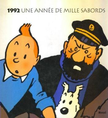 Couverture de l'album Tintin (Divers et HS) - HS. 1992 Une année de mille sabords