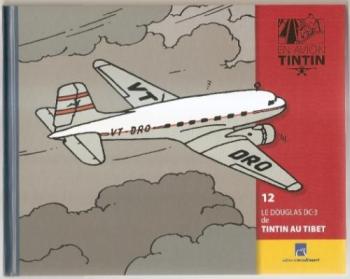 Couverture de l'album En avion Tintin - 12. Le Douglas DC-3 de Tintin au Tibet