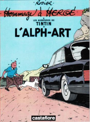 Couverture de l'album Tintin (Pastiches, parodies et pirates) - HS. L'Alph-Art (Rodier)