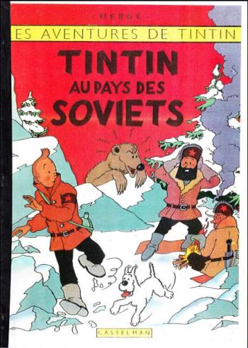 Couverture de l'album Tintin (Pastiches, parodies et pirates) - HS. Tintin au pays des soviets
