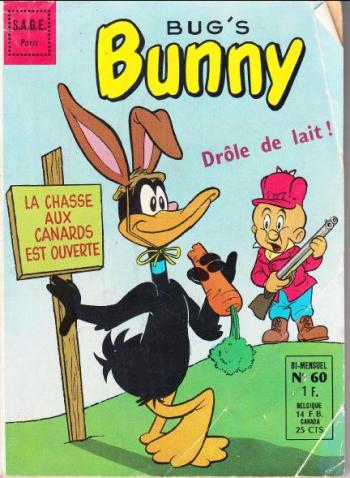 Couverture de l'album Bugs Bunny (2ème série - SAGE) - 60. Drôle de lait !