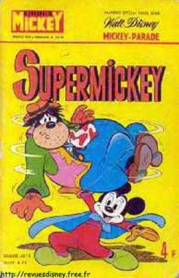 Couverture de l'album Mickey Parade (Supplément du journal de Mickey) - 34. Supermickey