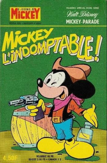 Couverture de l'album Mickey Parade (Supplément du journal de Mickey) - 46. Mickey l'indomptable !
