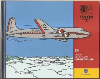 Couverture de l'album En avion Tintin - 24. L'Avion de la Sydlair d'Objectif lune