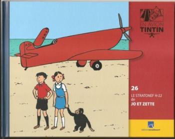 Couverture de l'album En avion Tintin - 26. Le Stratonef H-22 de Jo et Zette