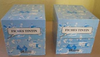 Couverture de l'album Tintin (Divers et HS) - HS. Fiches Tintin - Coffrets