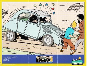 Couverture de l'album Tintin (En voiture) - 6. La 2CV de l'affaire Tournesol