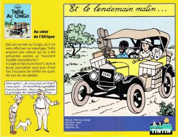 Couverture de l'album Tintin (En voiture) - 3. La Ford T de Tintin au Congo