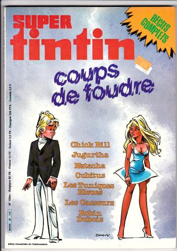 Couverture de l'album Super Tintin - 20. Coups de foudre