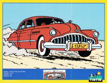Couverture de l'album Tintin (En voiture) - 10. L'américaine rouge de Tintin au pays de l'or noir