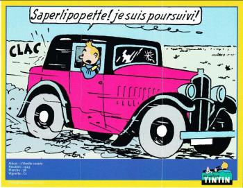 Couverture de l'album Tintin (En voiture) - 13. Le coupé-spider de L'oreille cassée
