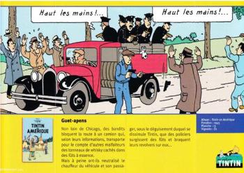 Couverture de l'album Tintin (En voiture) - 41. Le camion de police de Chicago de Tintin en Amérique