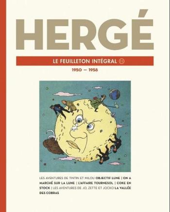 Couverture de l'album Hergé - Le Feuilleton intégral - 11. 1950-1958