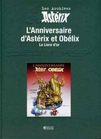 Couverture de l'album Les Archives Astérix (Atlas) - 34. L'Anniversaire d'Astérix et Obélix - Le Livre d'or