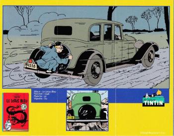 Couverture de l'album Tintin (En voiture) - 9. La limousine du lotus bleu