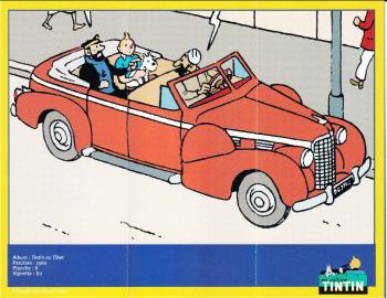 Couverture de l'album Tintin (En voiture) - 15. Le taxi de New-Delhi de Tintin au Tibet