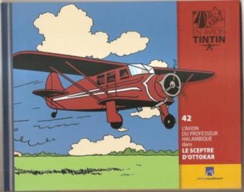 Couverture de l'album En avion Tintin - 42. L'avion du Professeur Halambique dans Le Sceptre d'Ottokar