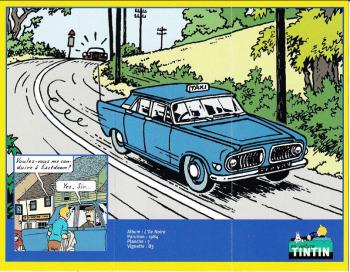 Couverture de l'album Tintin (En voiture) - 45. Le Taxi bleu de L'Île noire