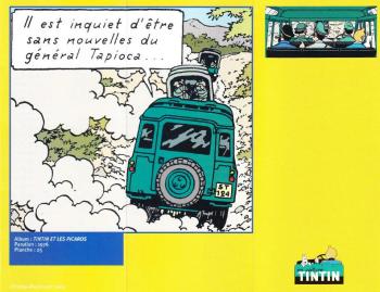 Couverture de l'album Tintin (En voiture) - 43. Le Land Rover du Général Tapioca de Tintin et les Picaros