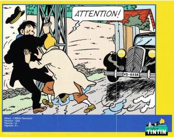 Couverture de l'album Tintin (En voiture) - 22. La citroën 15/6 de L'affaire Tournesol