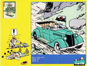 Couverture de l'album Tintin (En voiture) - 8. La Mitrailleuse de L'Oreille cassée