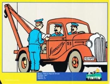 Couverture de l'album Tintin (En voiture) - 59. La dépanneuse Simoun de Tintin au pays de l'or noir