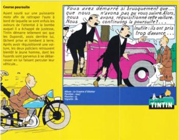 Couverture de l'album Tintin (En voiture) - 69. Le cabriolet des Dupondt du Sceptre d'Ottokar
