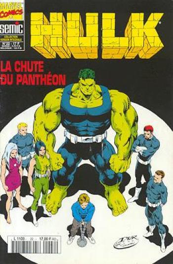 Couverture de l'album Hulk (Semic et Marvel France) - 22. La Chute du Panthéon